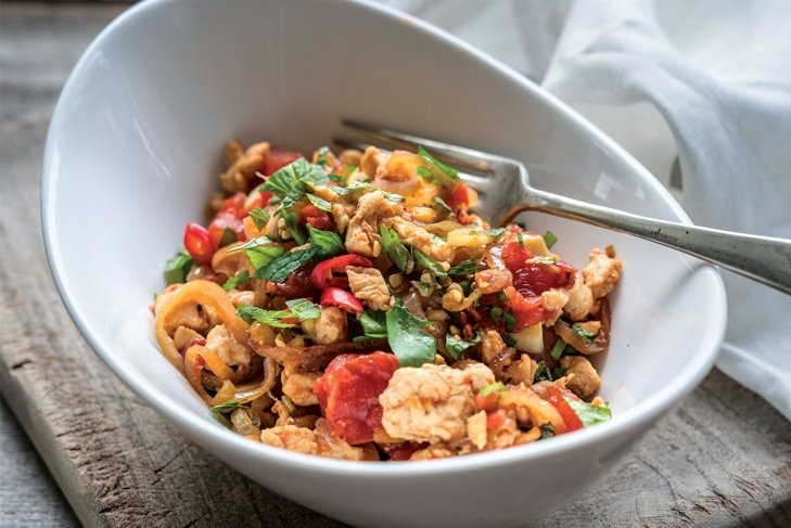 Burmese-style Chicken Stir-Fry