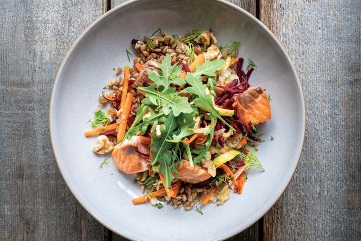 Nordic Char and Rye Stir-Fry