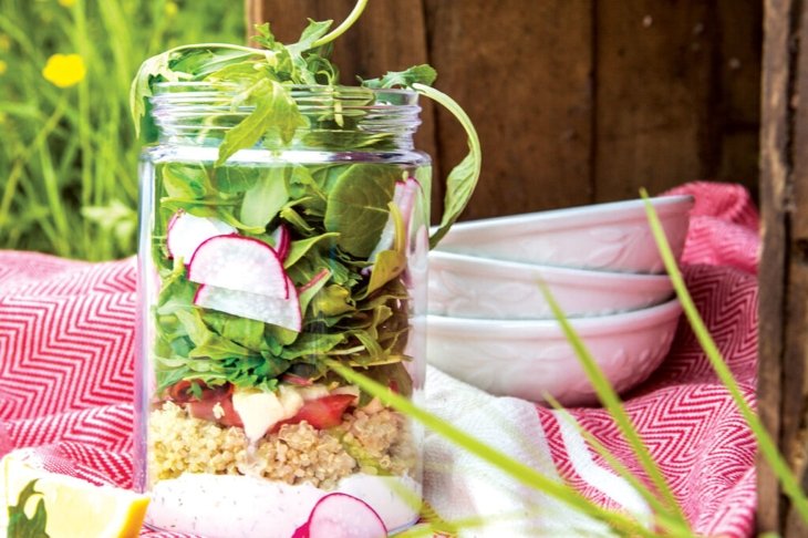 Gravlax Salad Jars