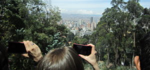 Tourists view Monserrate